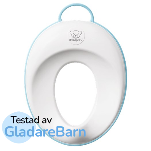 Babybjörn toalettsits, vit/turkos